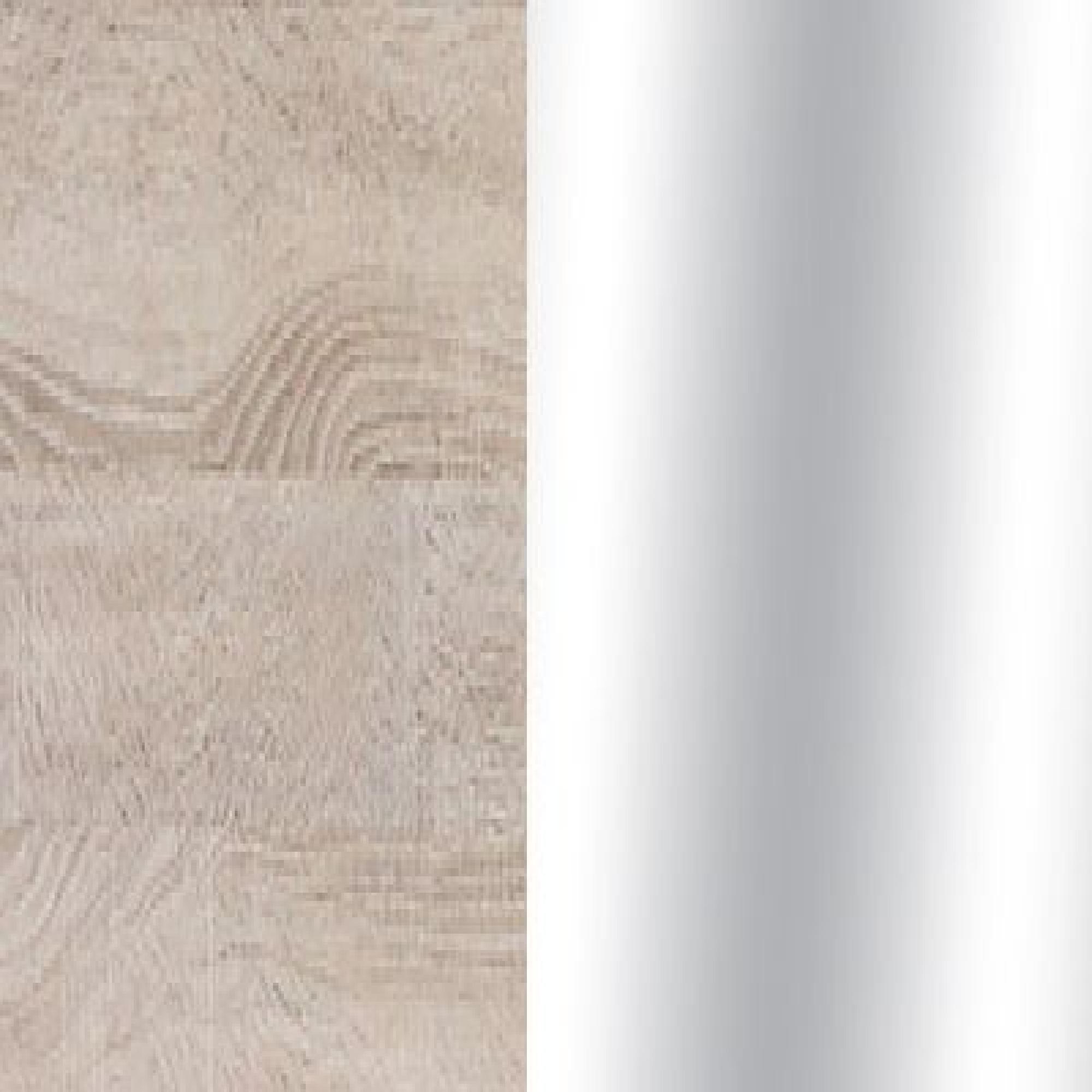 Rustic Oak Carcase Color and Front with Chrome Trims 526