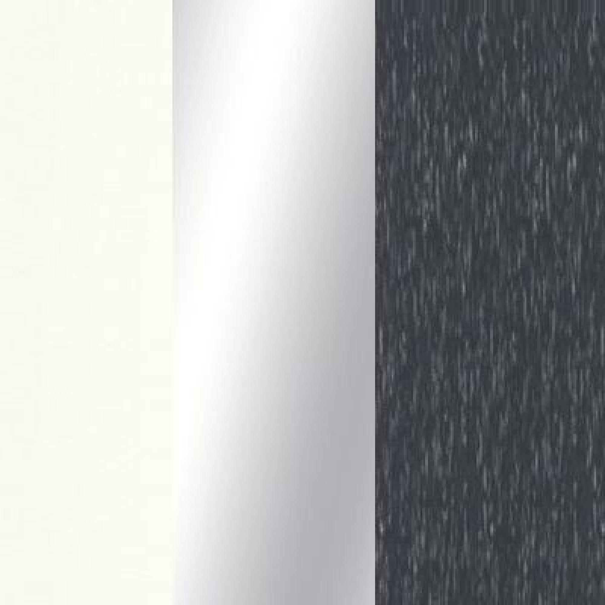 White Carcase Color with Crystal Mirror Front and Slate Trims 571