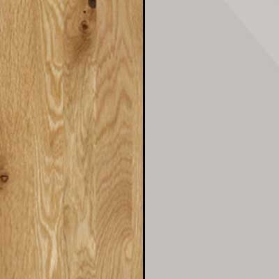 Semi Solid Oak Carcase with Champagne Glass Front 203