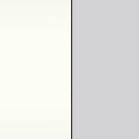 White Carcase and Front with Pebble Grey Finish 793