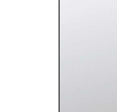 Alpine White Carcase with Mirror Front A008K