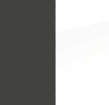 Graphite Carcase and Front with High Polish White Application A078C