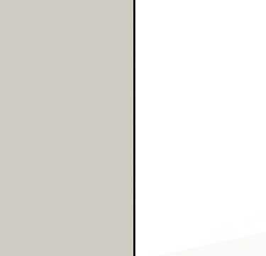 Silk Grey Carcase and Front with High Polish White Application A077C