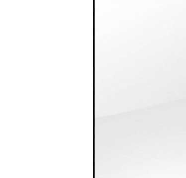 Alpine White Carcase and Front with Glass White Application AS00A