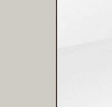 Silk Grey Carcase and Front with Glass White Application AS01A