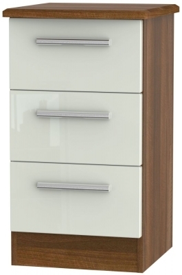 Kaschmir High Gloss Front and Noche Walnut Base Unit