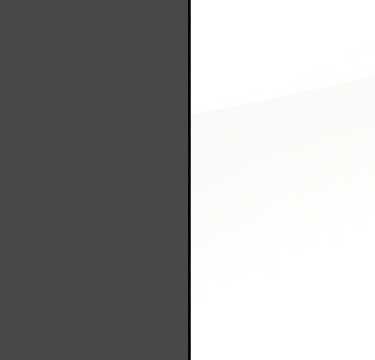 Graphite Carcase and Front with High Polish White A259A