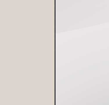 Silk Grey Carcase and Front with Crystal White Glass A252C