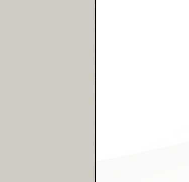 Silk Grey Carcase with High Polish White Front A455K