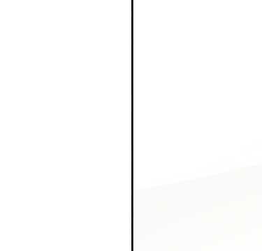 Alpine White Carcase with High Polish White Front and Chrome Color Short Handle A940K