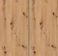 Artisan Oak Carcase and Front with Chrome Color Handle Strips AD920