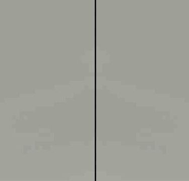 Silk Grey Carcase and Silk Grey Glass Front with Chrome Color Handle Strips AD344