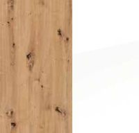 Rauch Celle Artisan Oak Carcase with High Polish White Front AD691