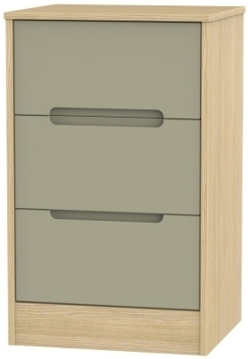 Mushroom Front and Light Oak Base Unit