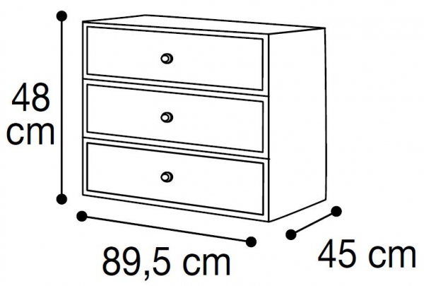 3 Internal Drawer (Only For 2 Door Not Suitable For Other Doors)