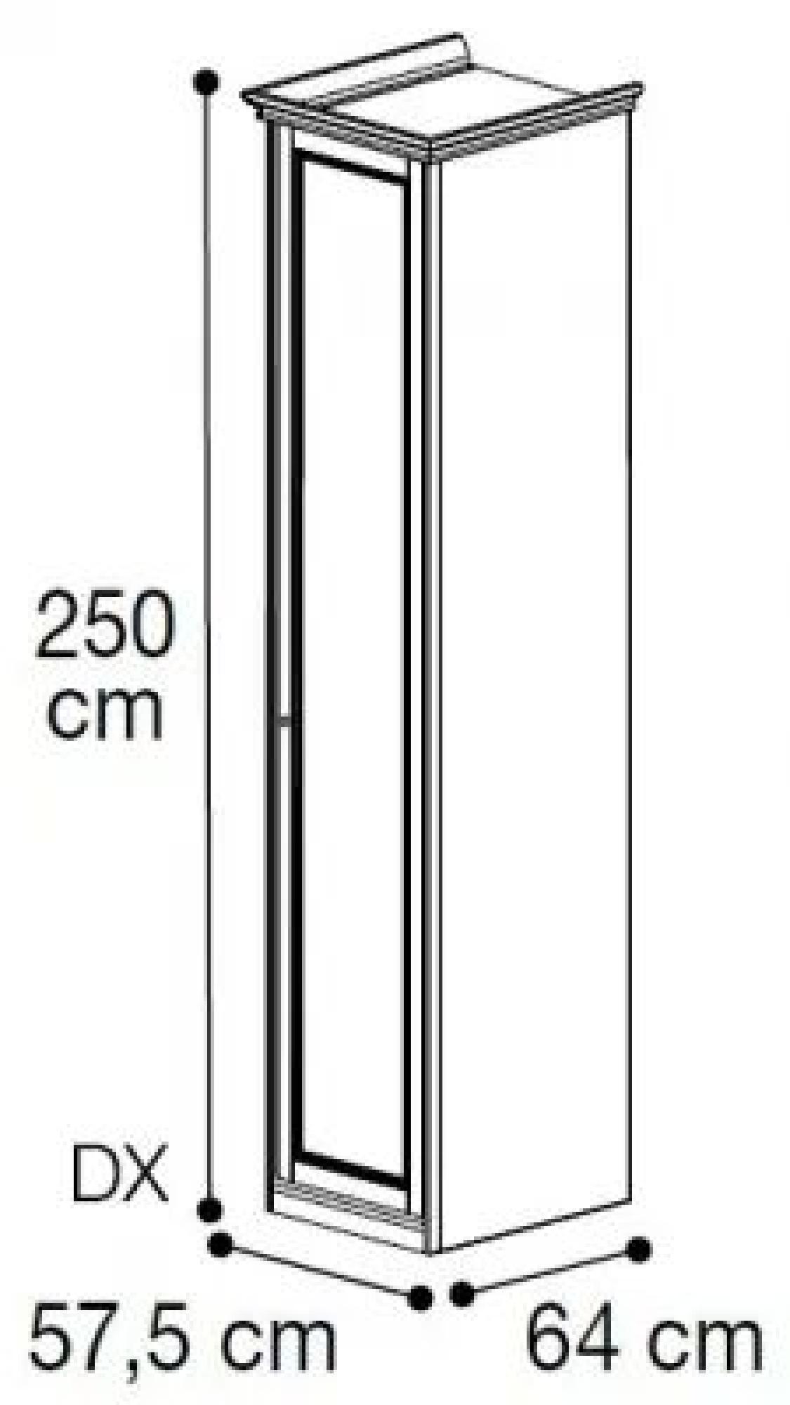 1 Right Door - H 250cm