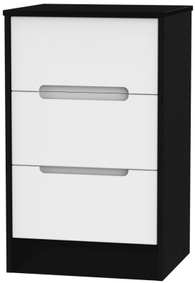 White Front and Black Base Unit
