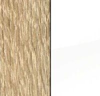 Sonoma Oak Carcase and High Polish White Front AC210