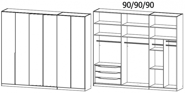 0AG3 - 6 Door Wardrobe