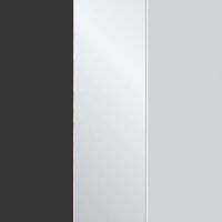 Graphite with Crystal Mirror and Pebble Grey Glass 495