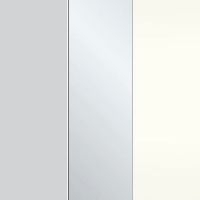 Pebble Grey with Crystal Mirror and White Glass 448