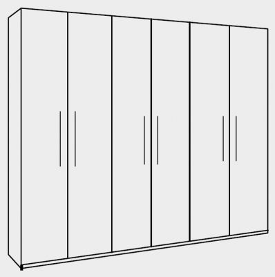 3005D : 6 Door Wardrobe