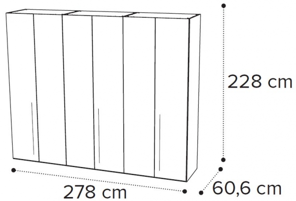6 Door Wardrobe