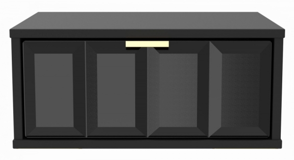 Deep Black Front and Black Matt Base Unit