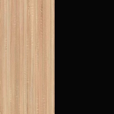 Bardolino Front with Matt Black Base