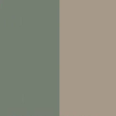 Reed Green Front with Matt Mushroom Base