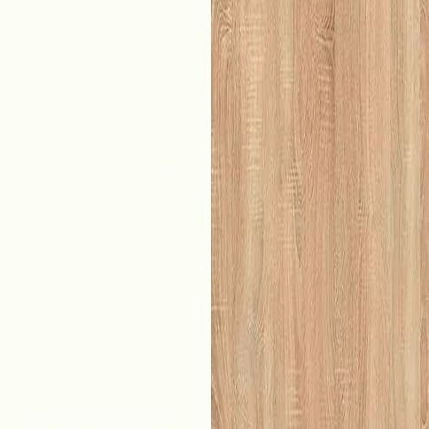 Matt White Front with Bardolino Base