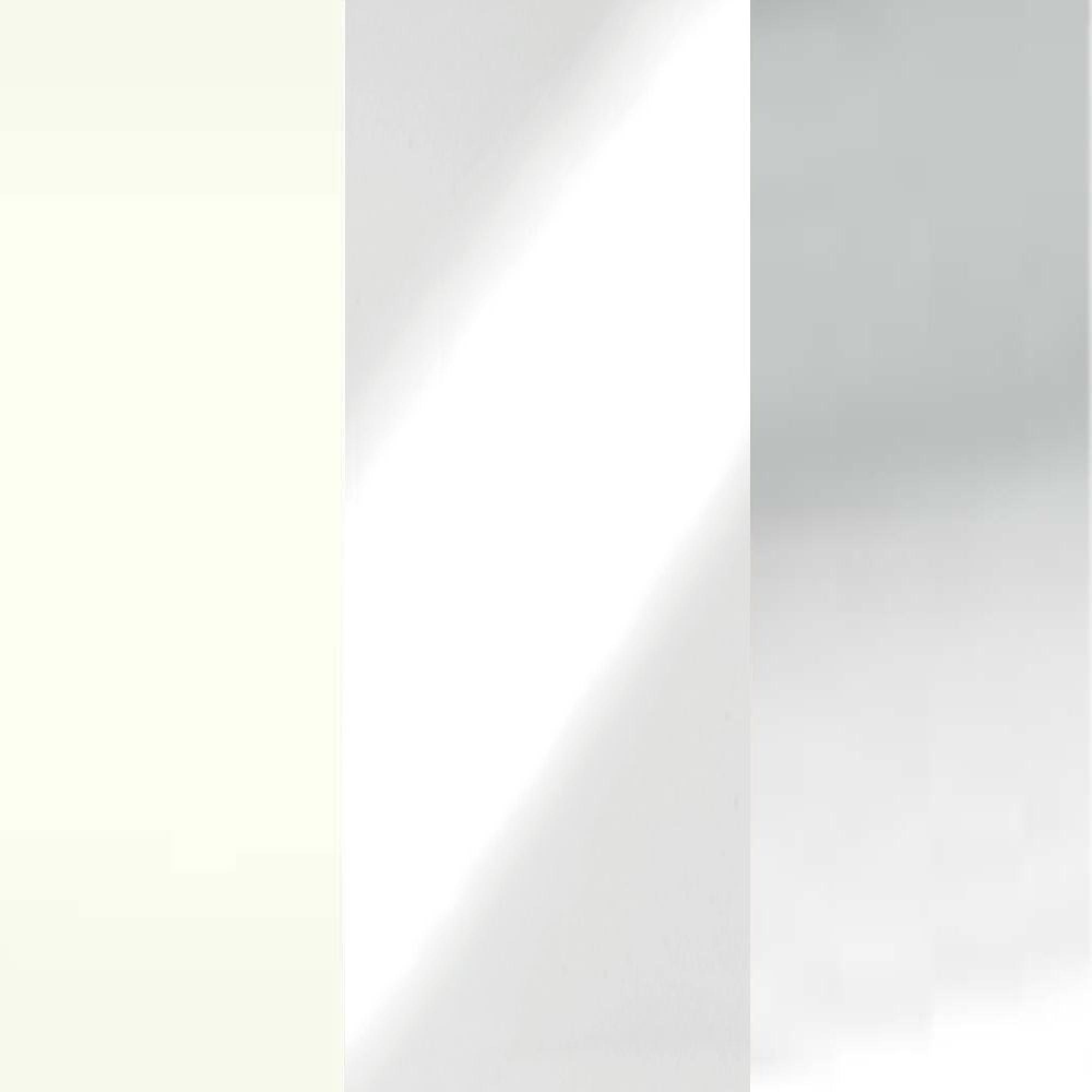 Alpine White with White Glass and Silver Handle 442