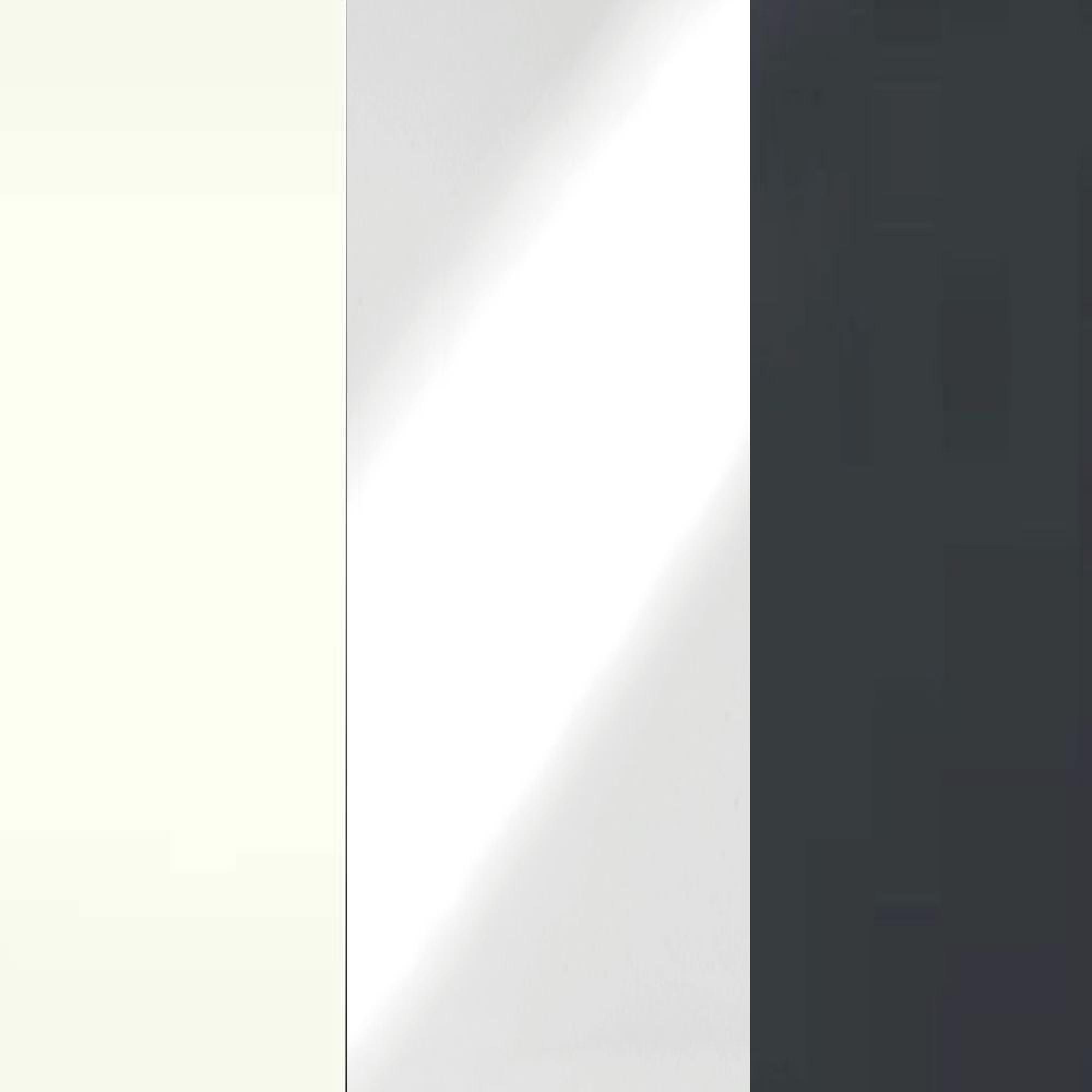 Alpine White with White Glass and Slate Handle 600