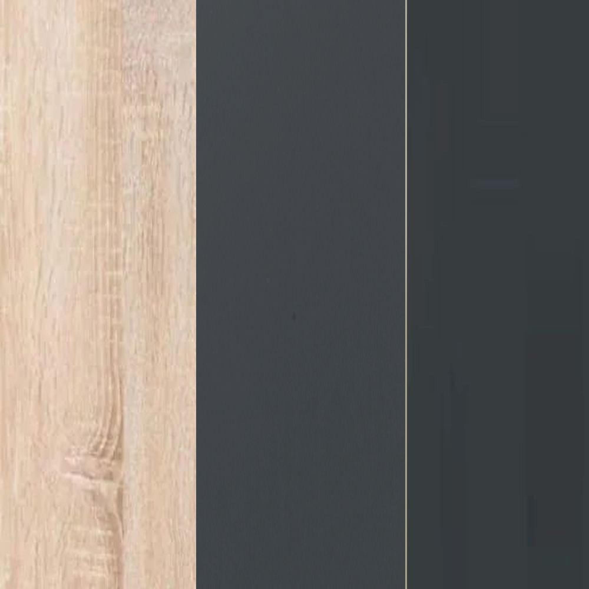 Rustic Oak with Graphite Glass and Slate Handle 605