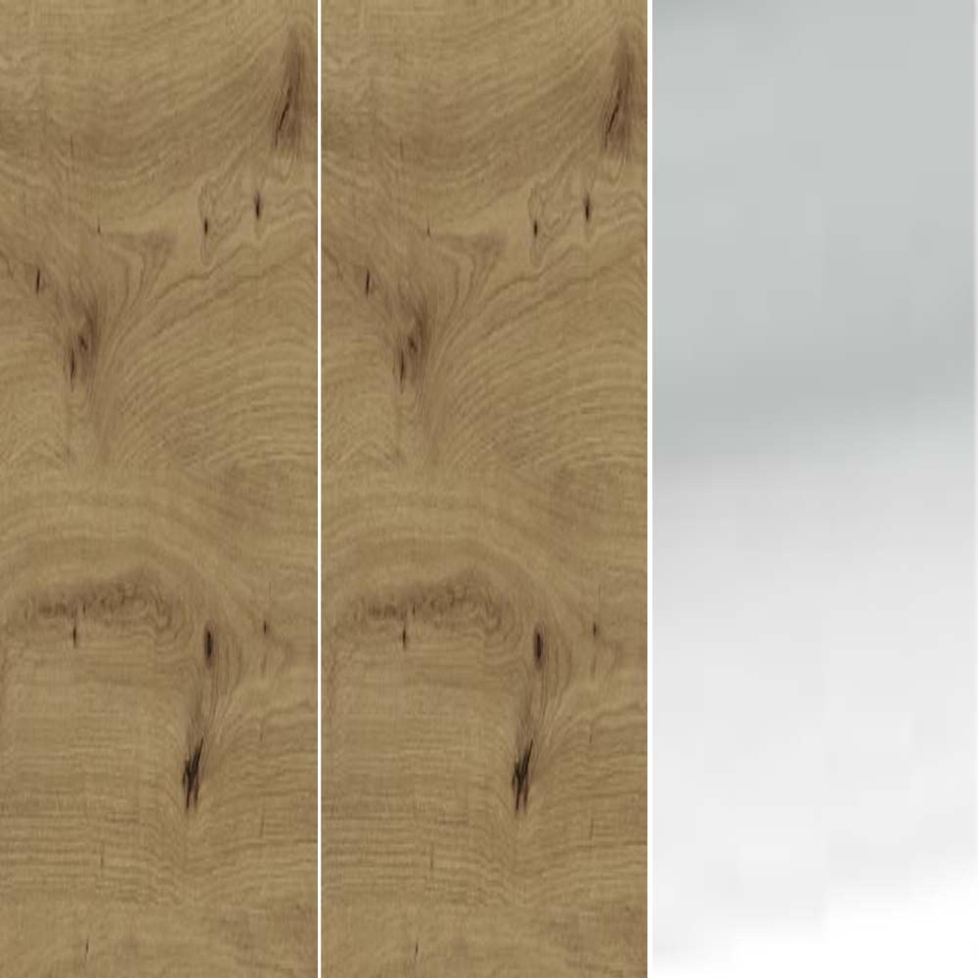 Bianco Oak Carcase and Front with Chrome Handle 329