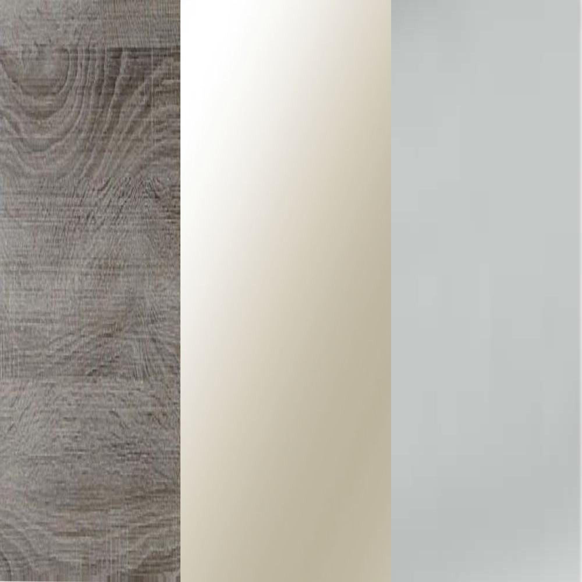 Dark Rustic Carcase and Parsol Bronze Mirror Glass Front with Chrome Handle 314