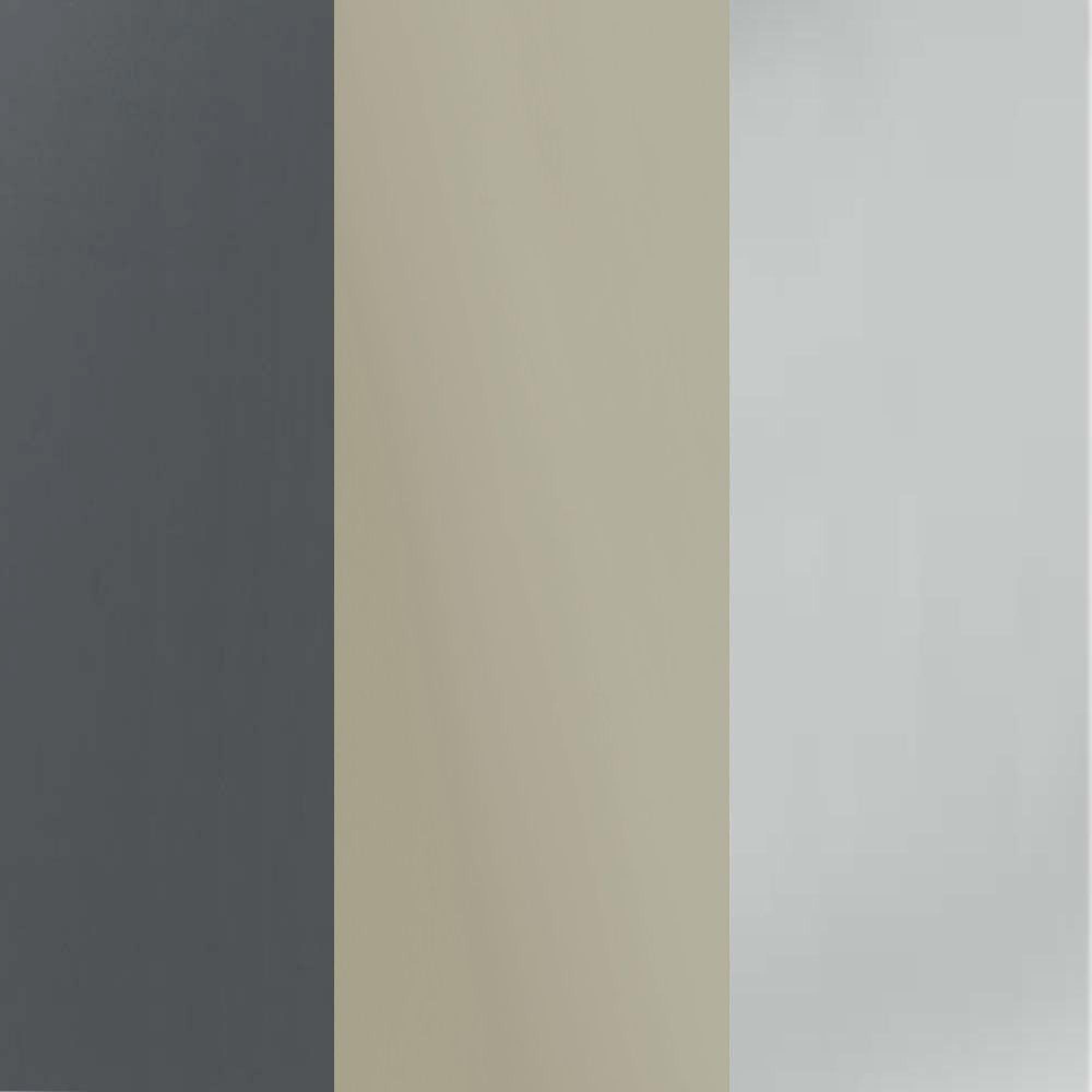 Havanna Carcase and Pebble Grey Glass Front with Chrome Handle 315