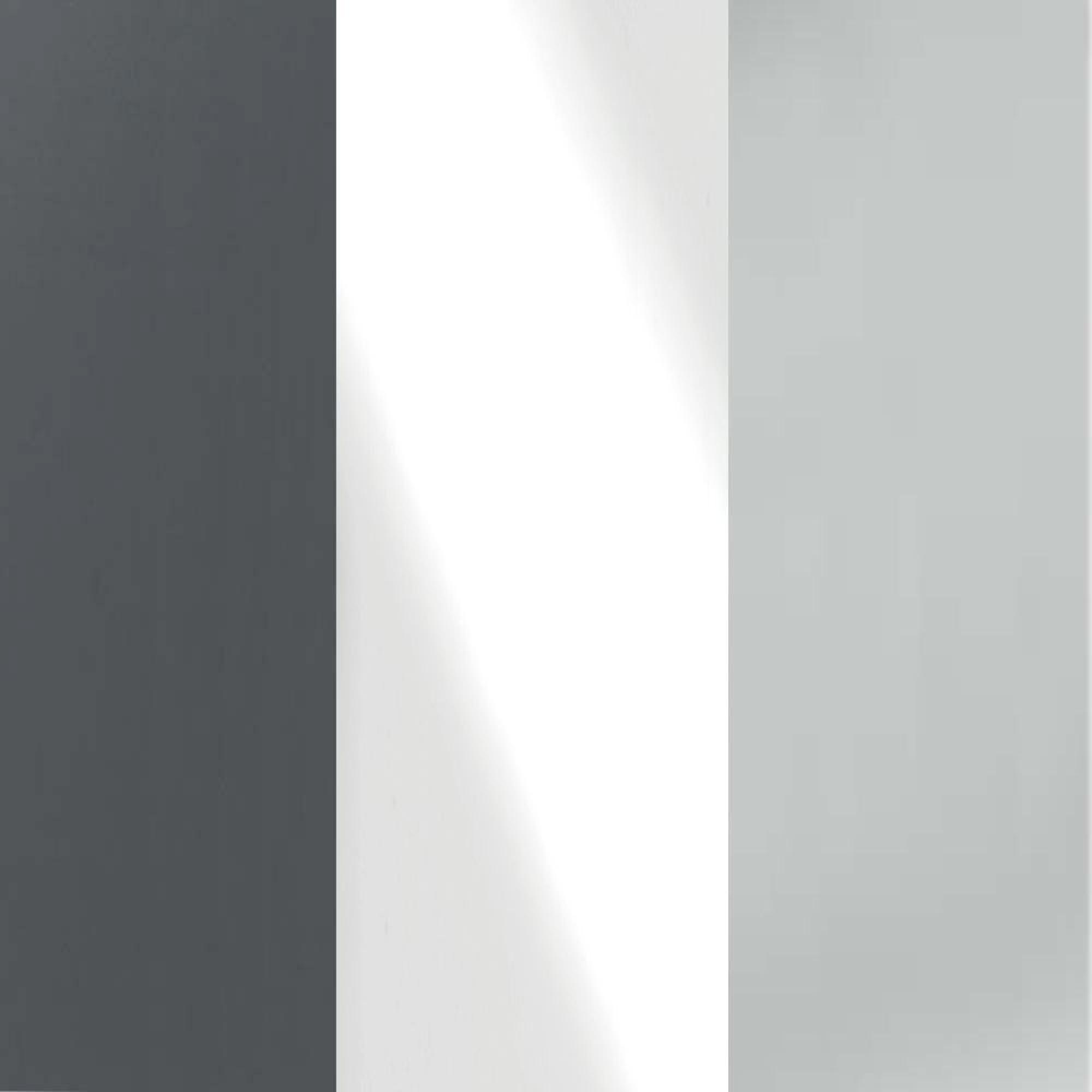 Havanna Carcase and White Glass Front with Chrome Handle 315