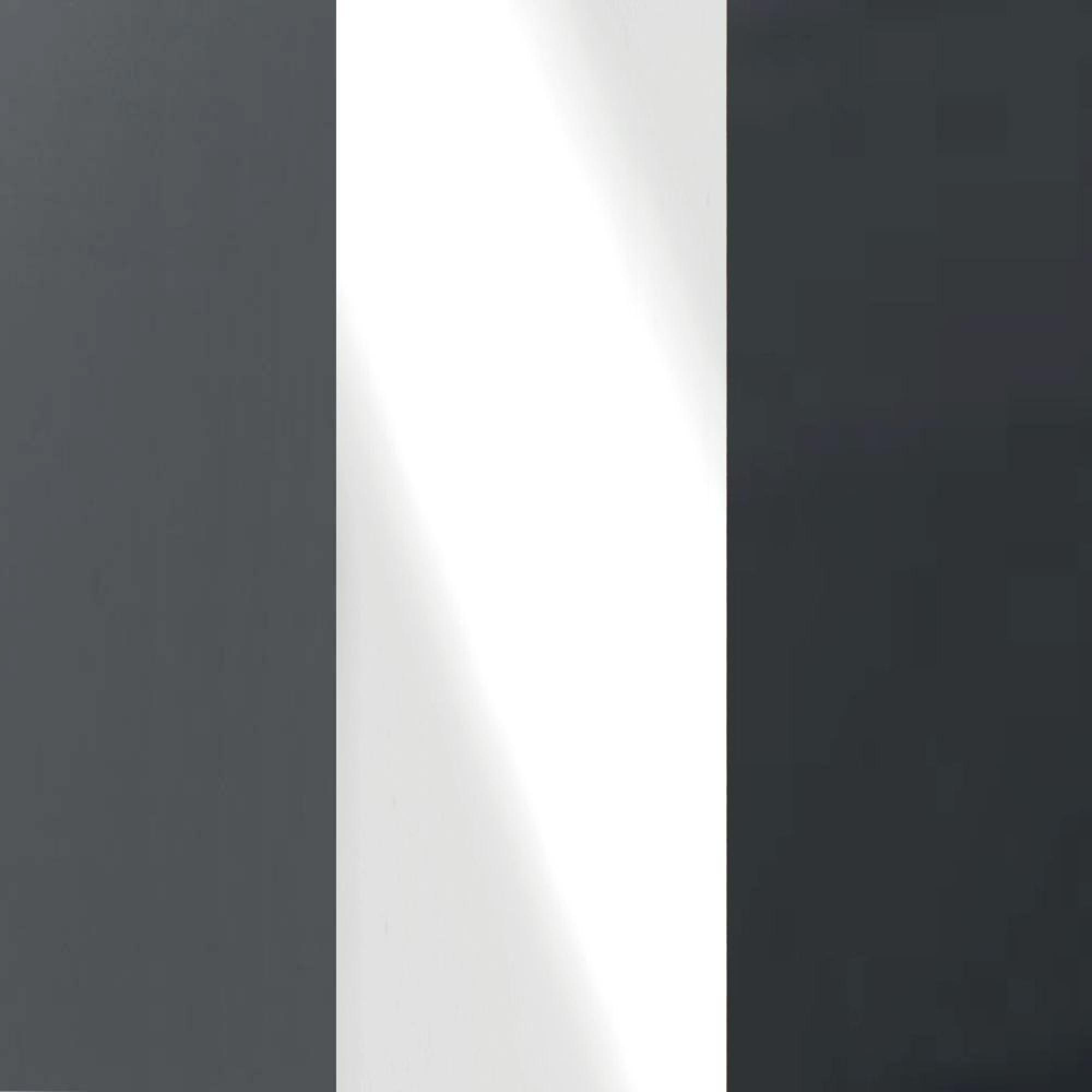 Havanna Carcase and White Glass Front with Slate Handle A95