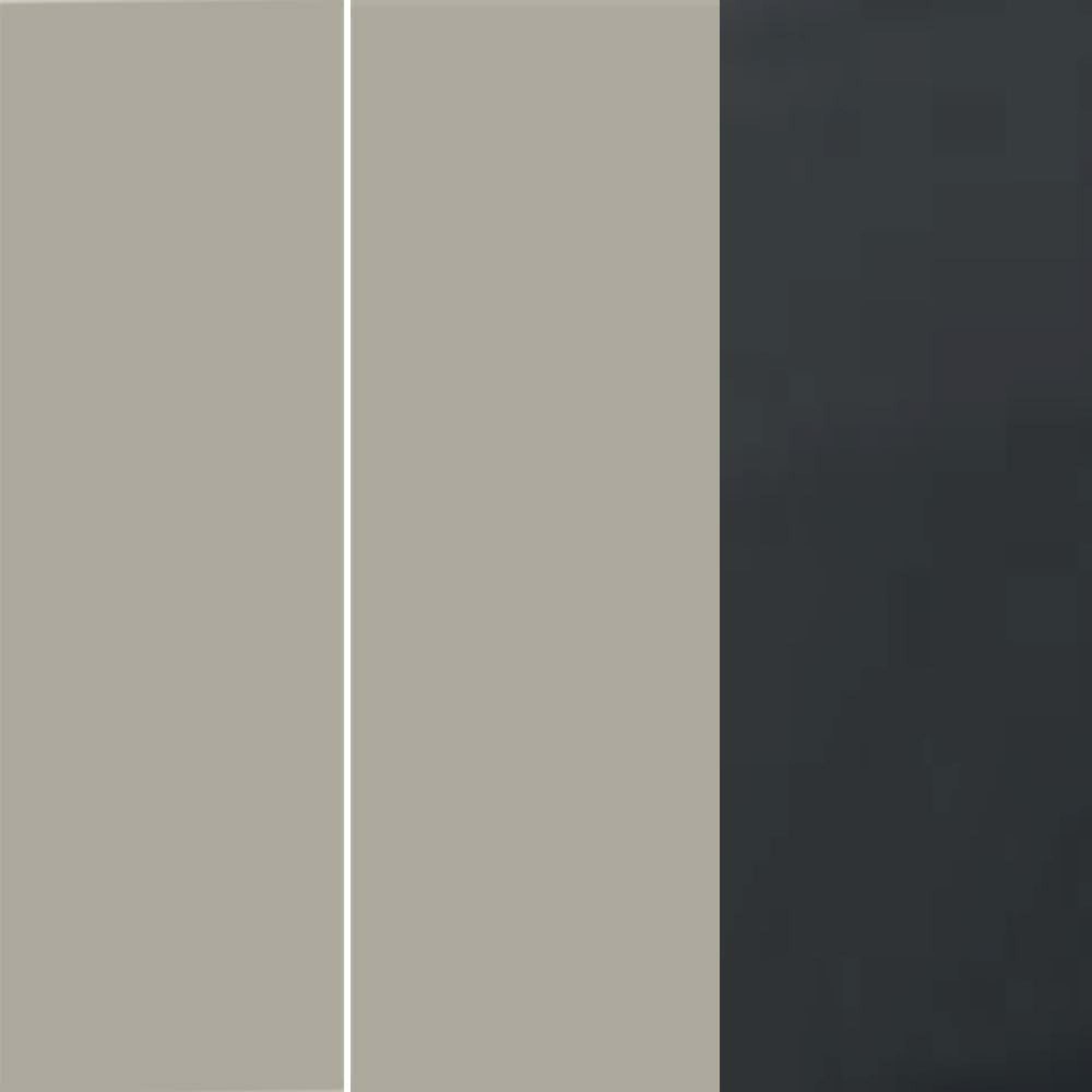 Pebble Grey Carcase and Front with Slate Handle A96