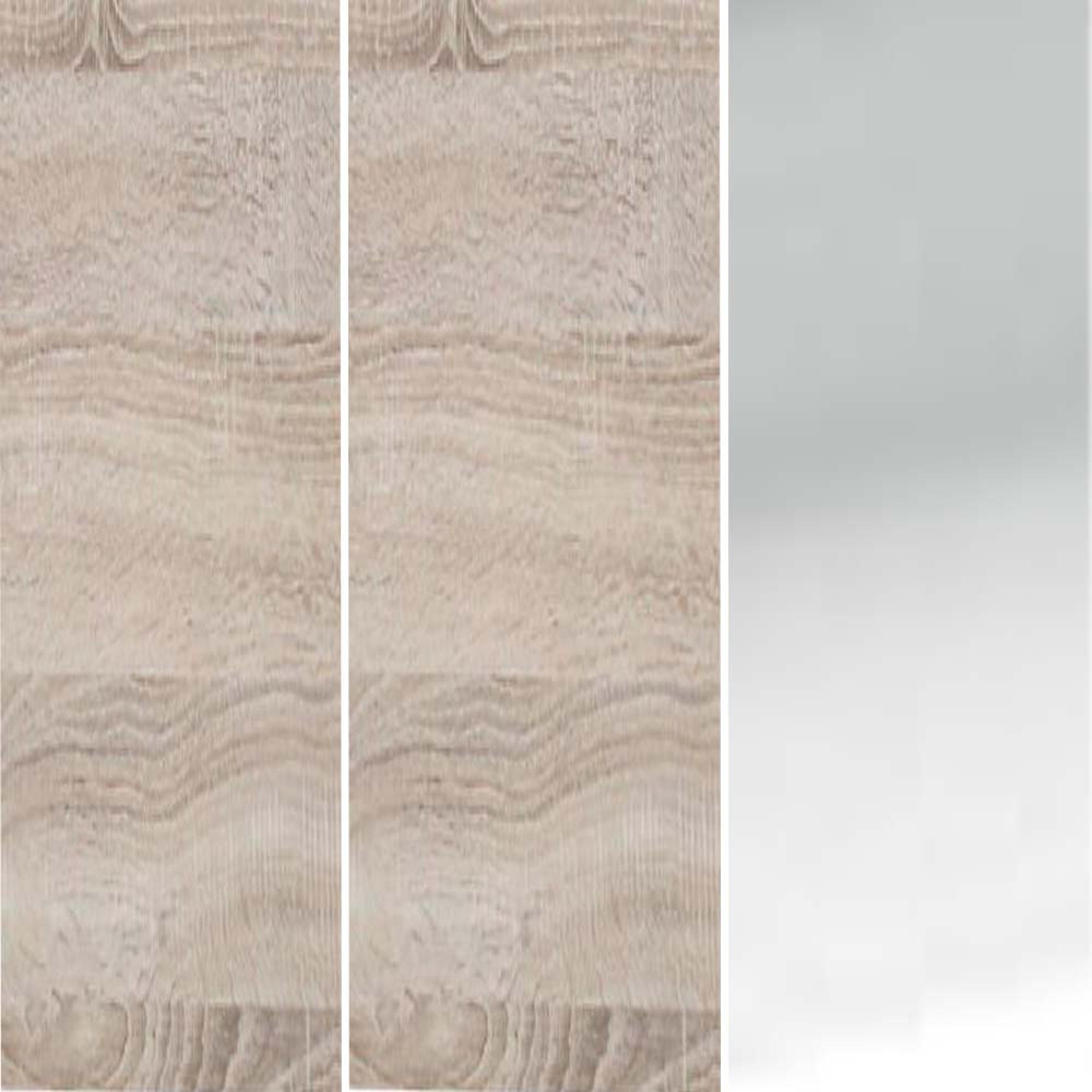 Rustic Oak Carcase and Front with Chrome Handle 313