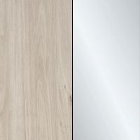 Holm Oak Finish with Crystal Mirror 644