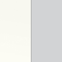 Alpine White with Pebble Grey Glass 442