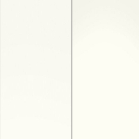 Alpine White with White Glass 442