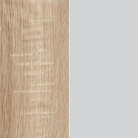 Rustic Oak with Pebble Grey Glass 443