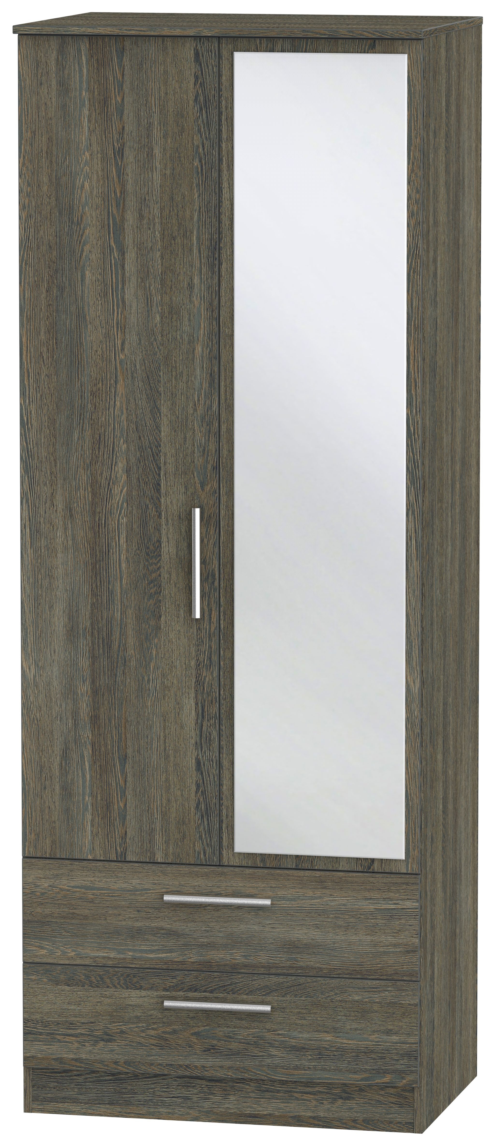 Contrast Panga 2 Door Combi Wardrobe
