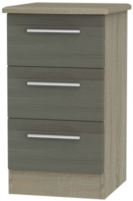 Rustic Slate Front and Darkolino Base Unit