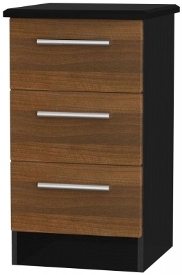 Noche Walnut Front and Black Base Unit