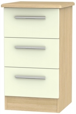 Cream Front and Light Oak Base Unit