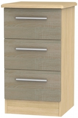 Darkolino Front and Light Oak Base Unit